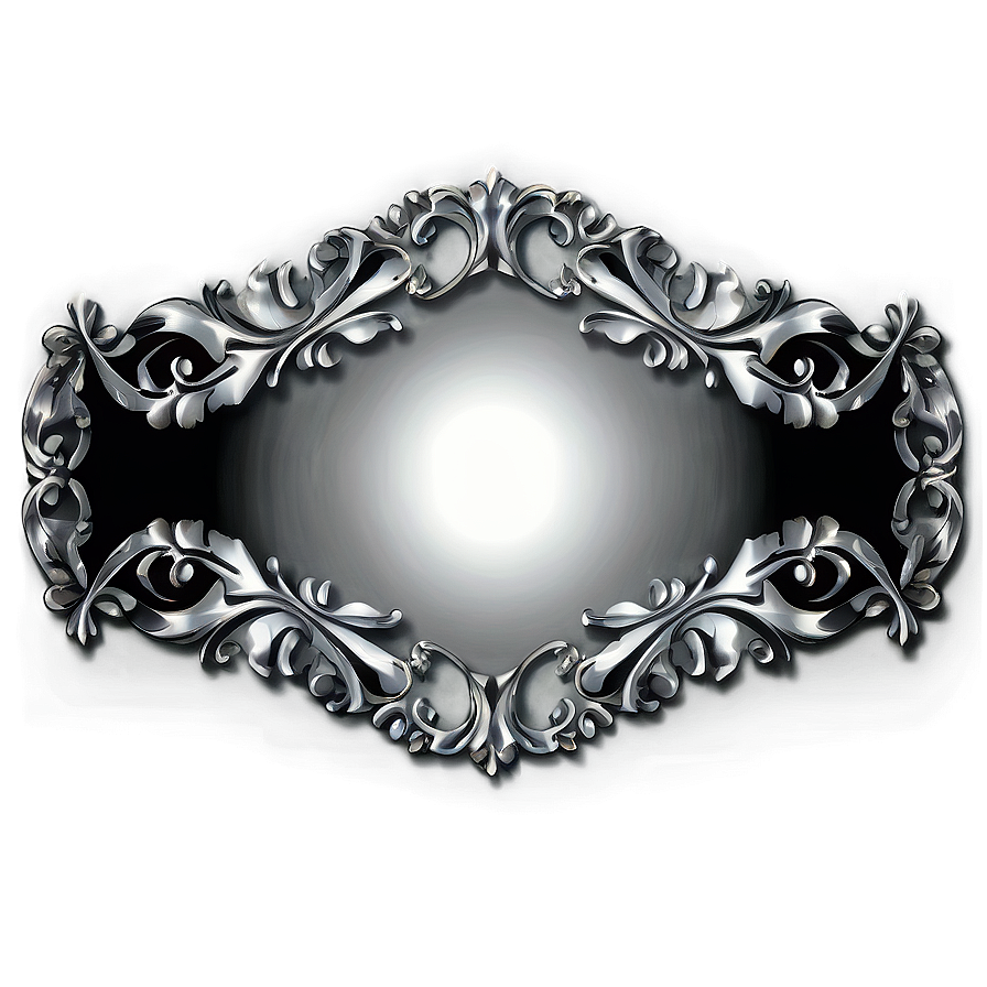 Silver Decorative Line Png 6 PNG image