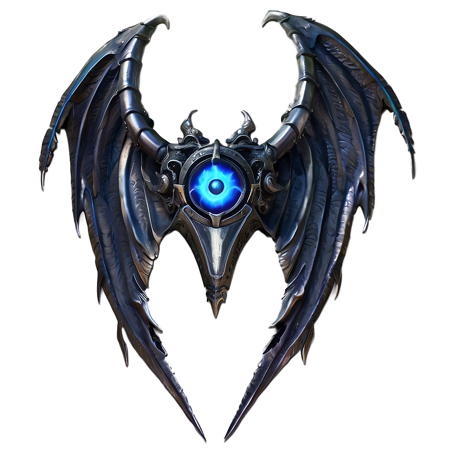 Silver Demon Wings Png 74 PNG image