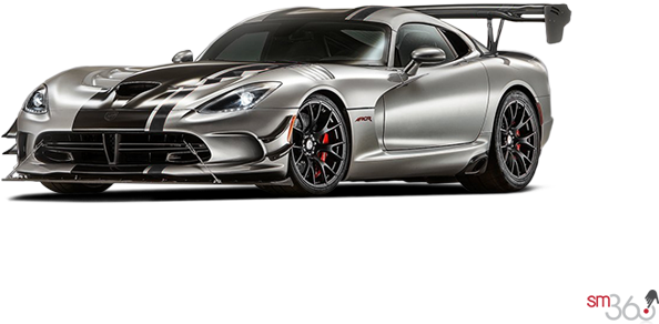 Silver Dodge Viper A C R Extreme Aero Package PNG image