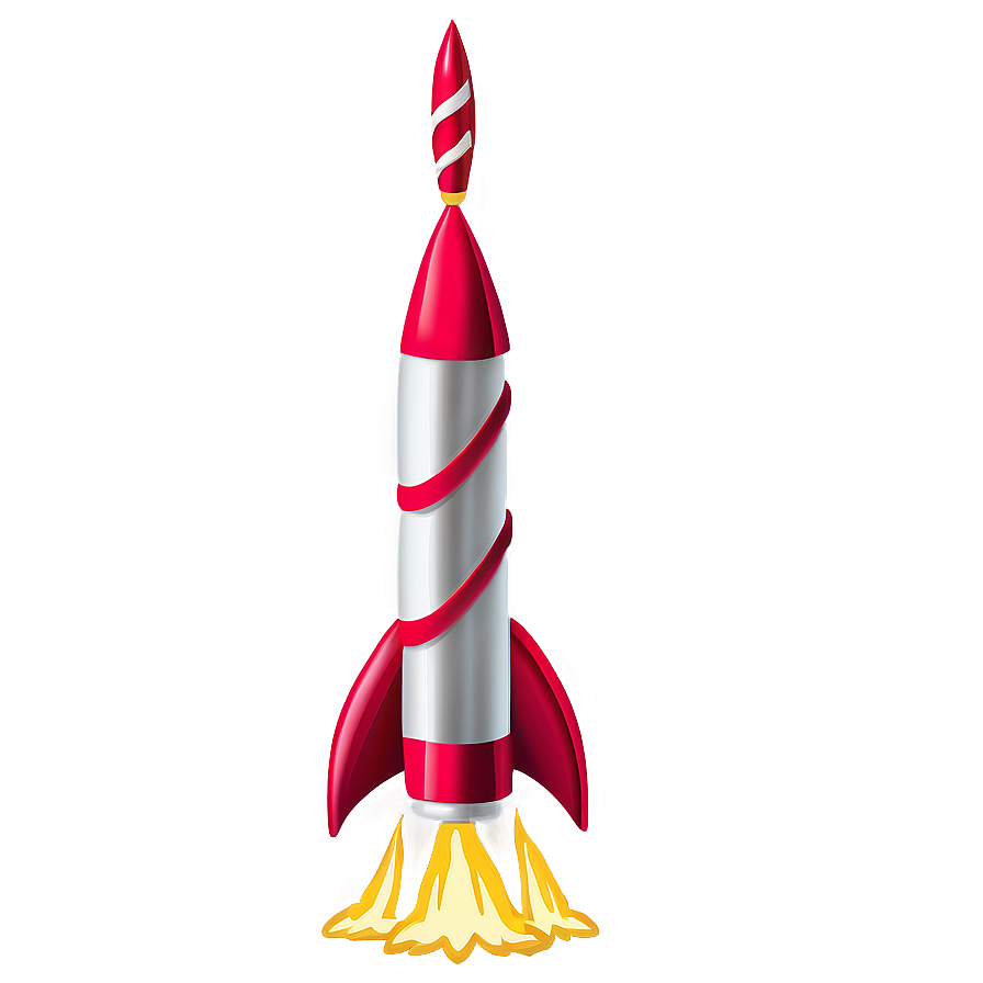 Silver Firework Rocket Png 06212024 PNG image