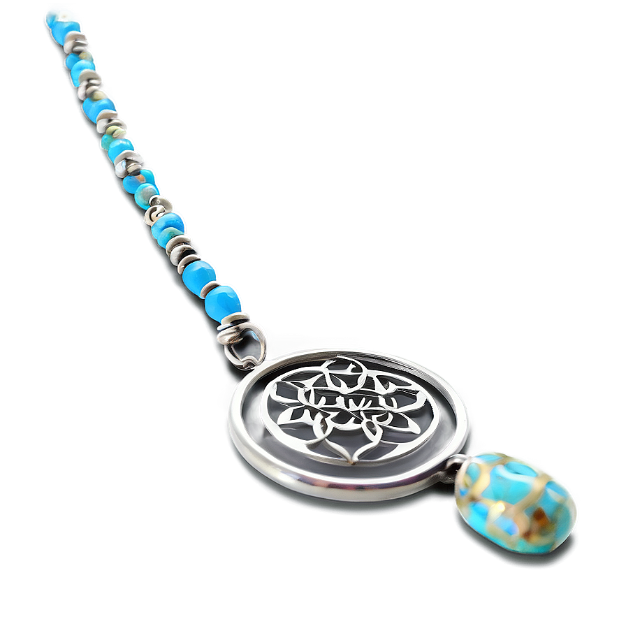 Silver Flower Of Life Amulet Png 12 PNG image