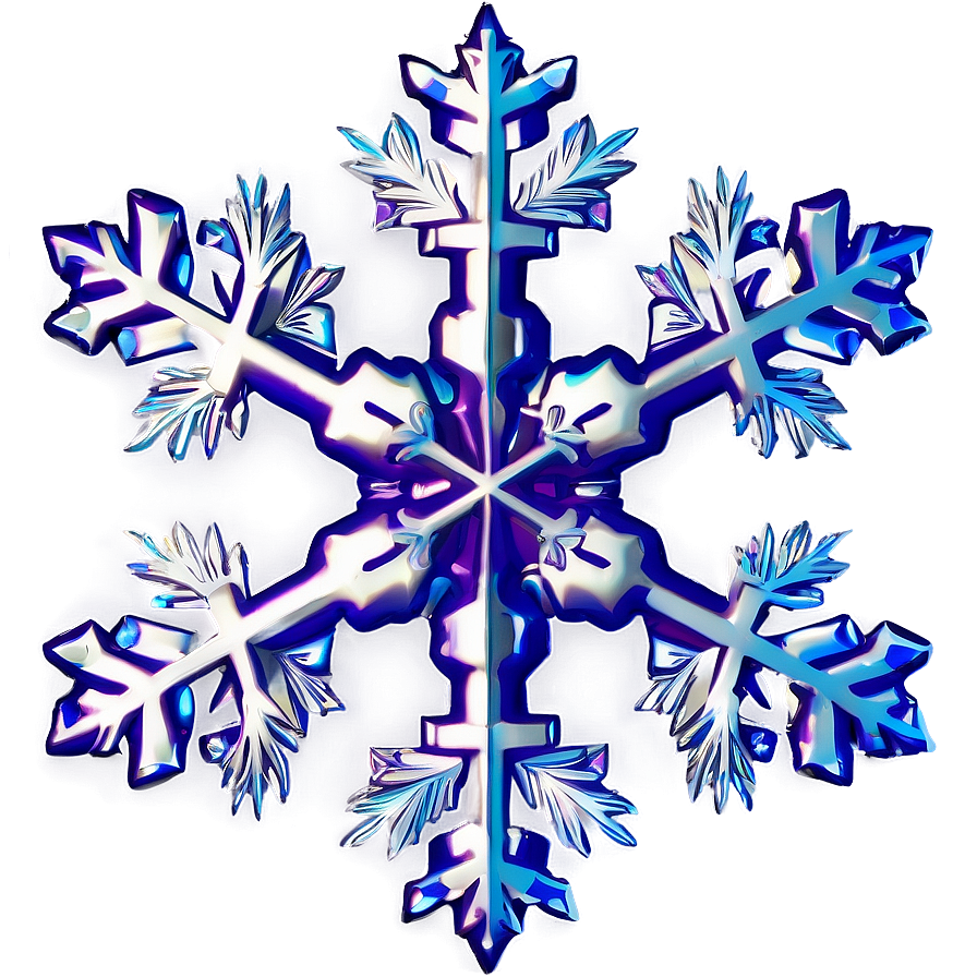 Silver Foil Snowflake Png 13 PNG image