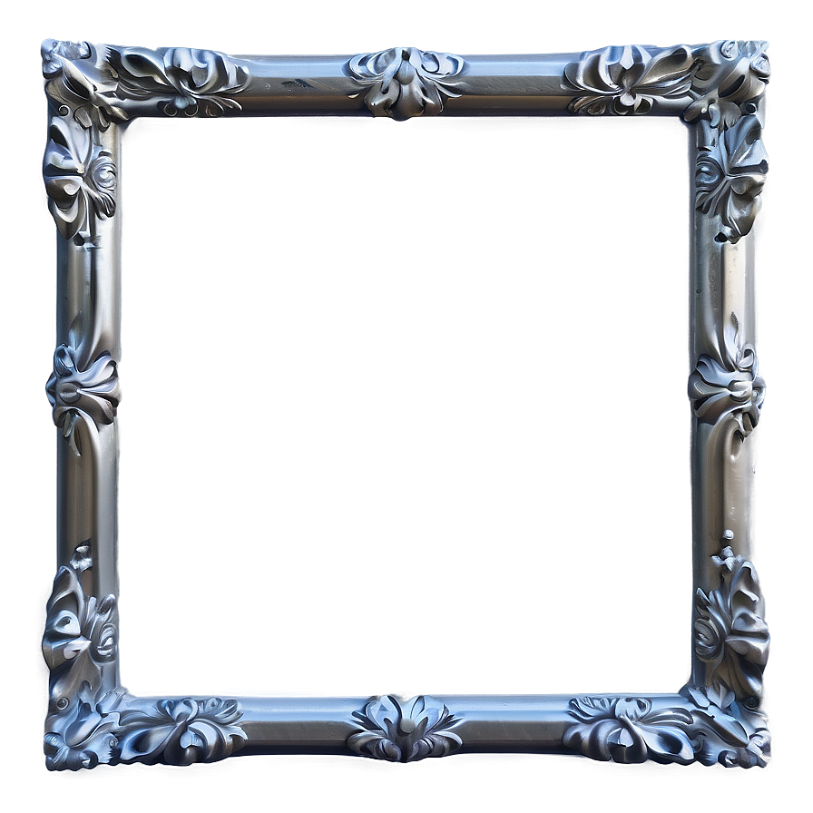 Silver Frame Png 43 PNG image