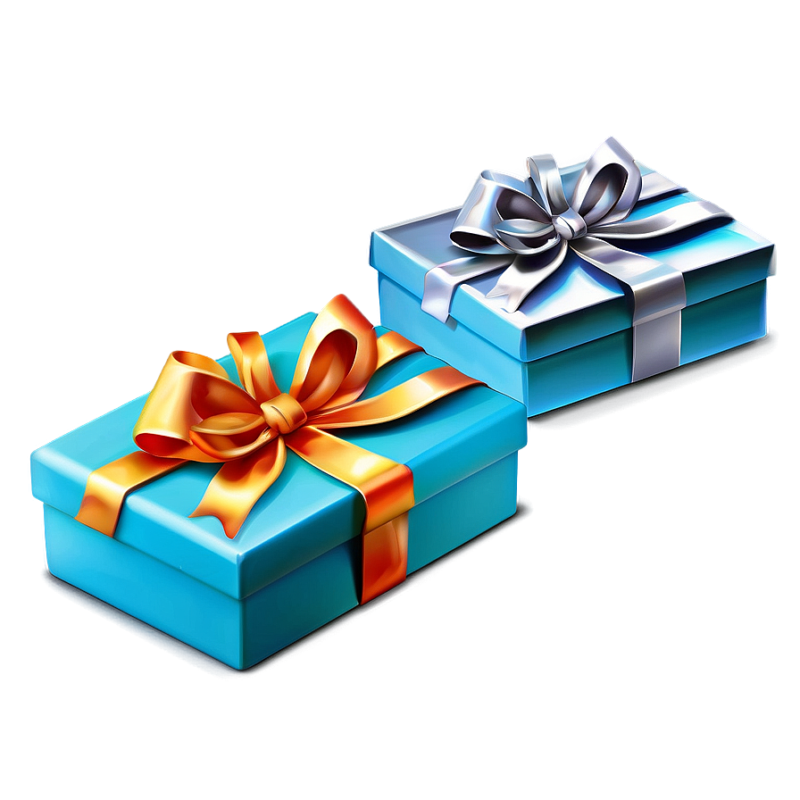 Silver Gift Box Png 60 PNG image