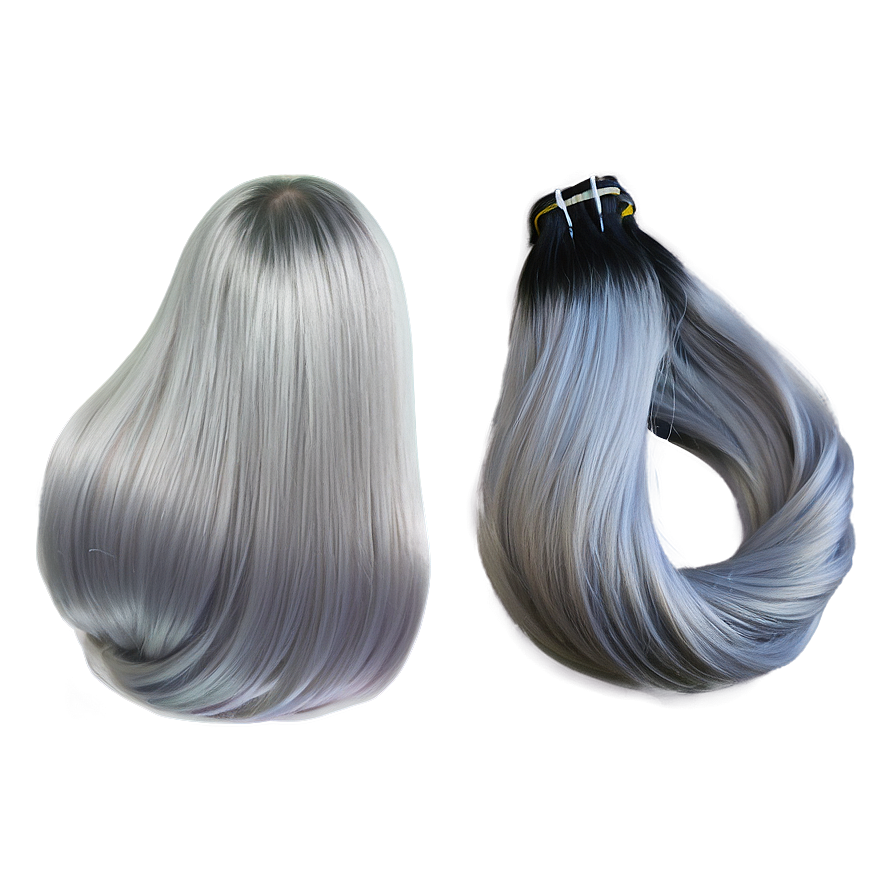 Silver Hair Bundles Png 46 PNG image