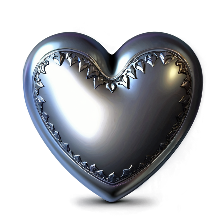 Silver Heart Background Png Tiv PNG image