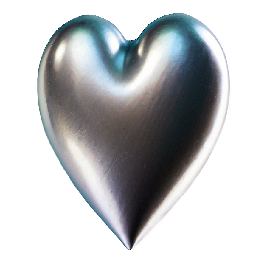 Silver Heart Emoji Png Emd43 PNG image