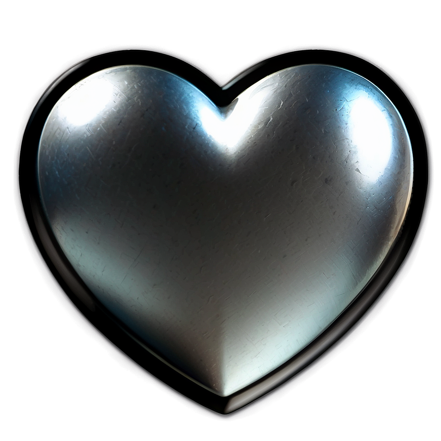 Silver Heart Wallpaper Png 32 PNG image