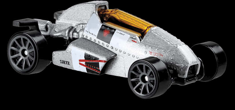 Silver Hot Wheels Race Car PNG image