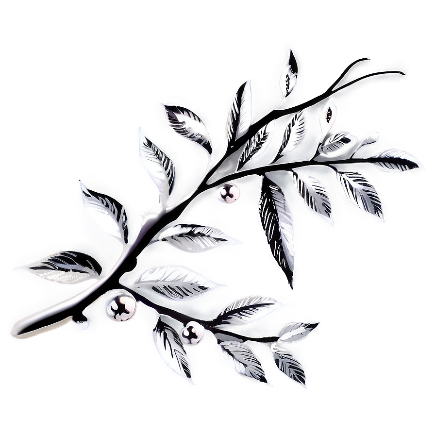 Silver Laurel Crown Png Nbf PNG image