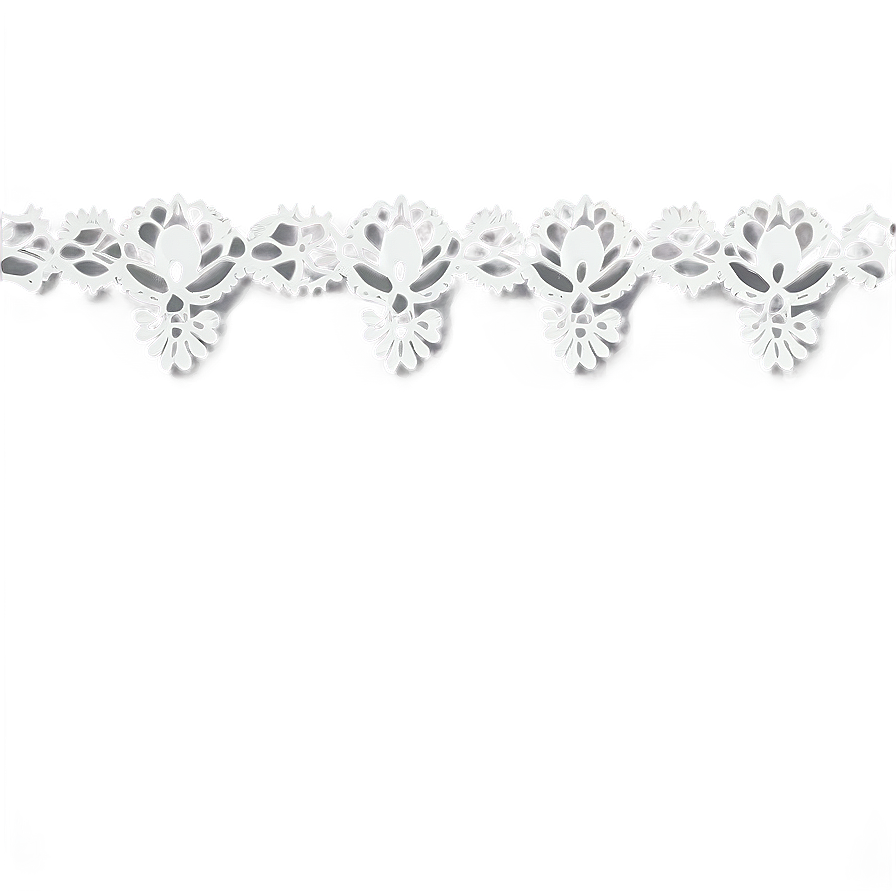 Silver Line Lace Border Png Wum86 PNG image