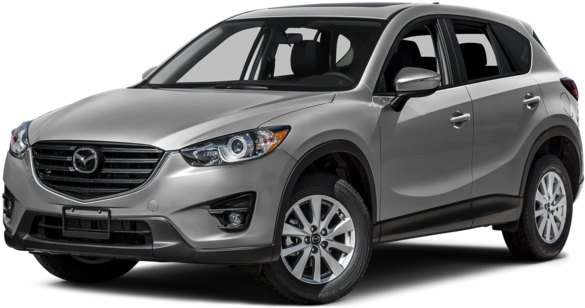 Silver Mazda C X5 S U V Profile View PNG image