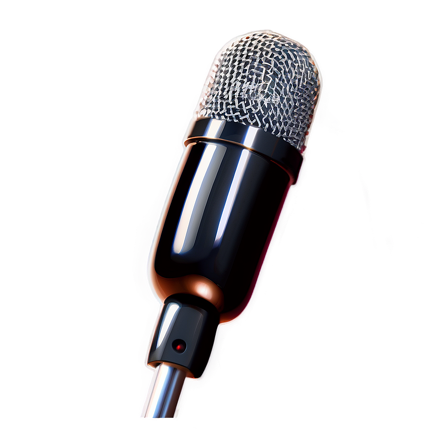 Silver Microphone Png 04292024 PNG image