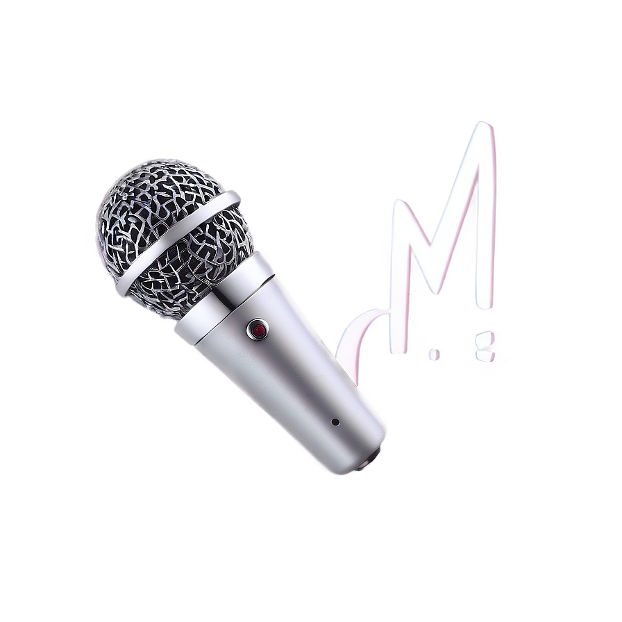 Silver Microphone Png 3 PNG image
