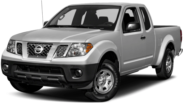 Silver Nissan Frontier Pickup Truck PNG image