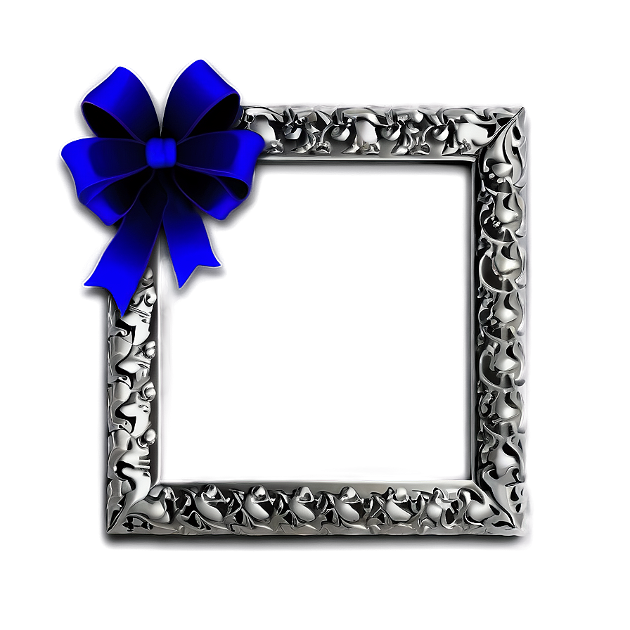 Silver Photo Frame Png Wgi71 PNG image