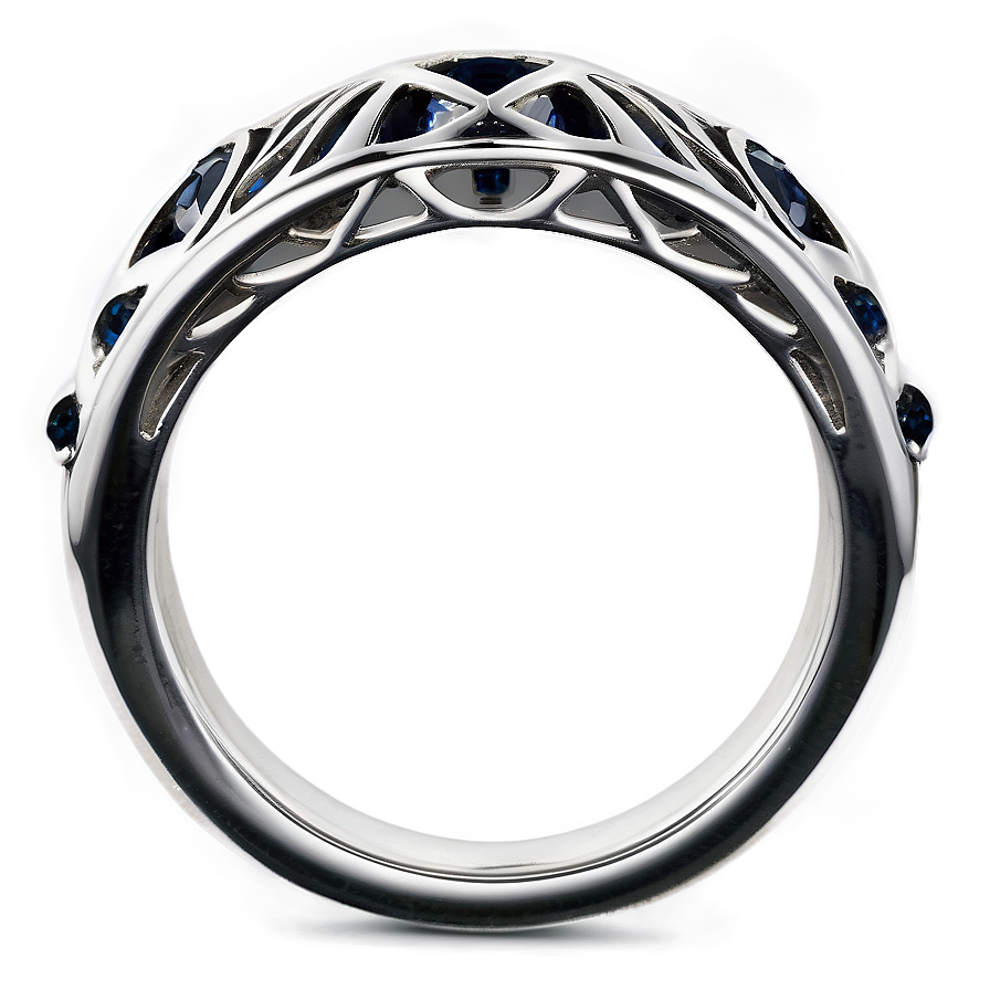 Silver Plated Ring Png Tsb68 PNG image