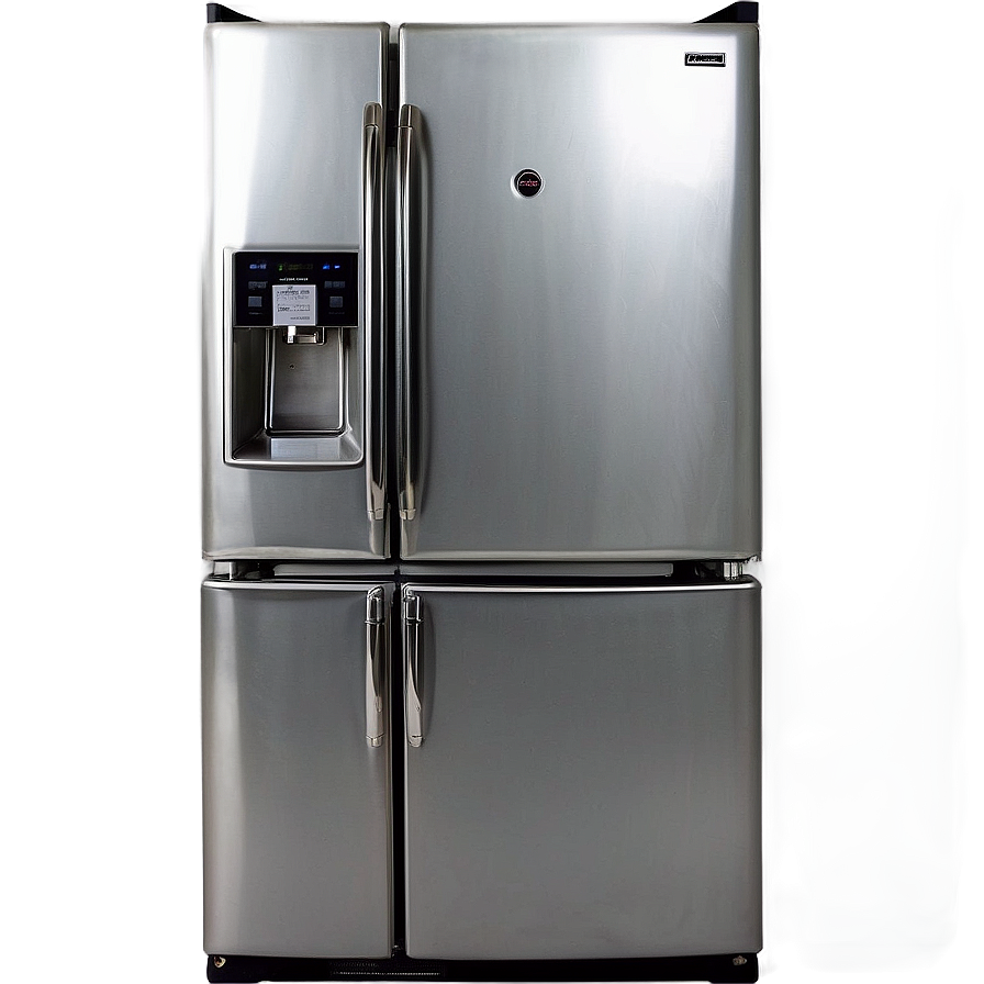 Silver Refrigerator Png Bxi PNG image