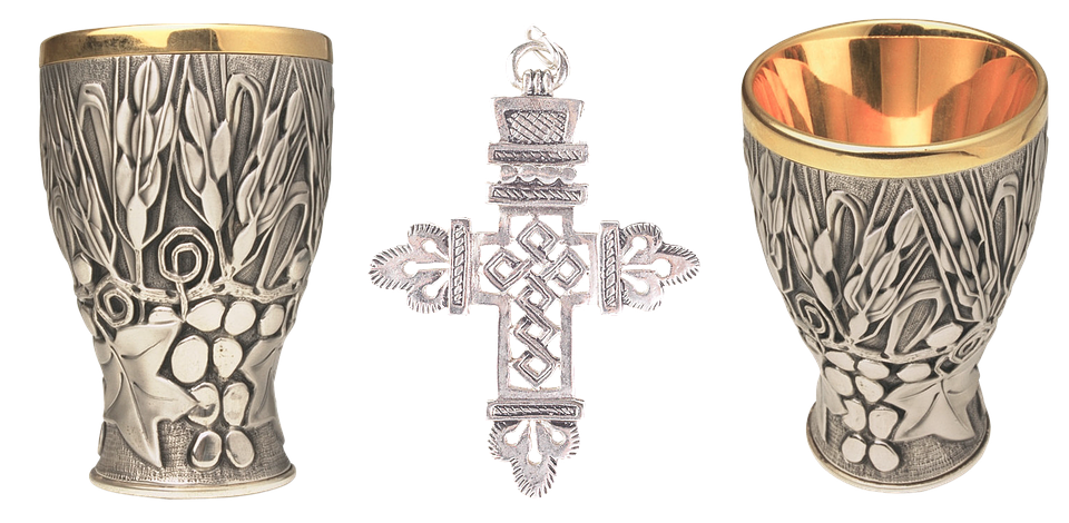 Silver Religious Artifacts PNG image