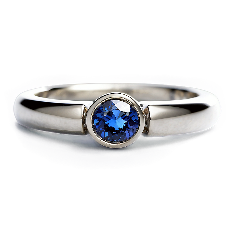 Silver Ring With Birthstone Png Ypn PNG image