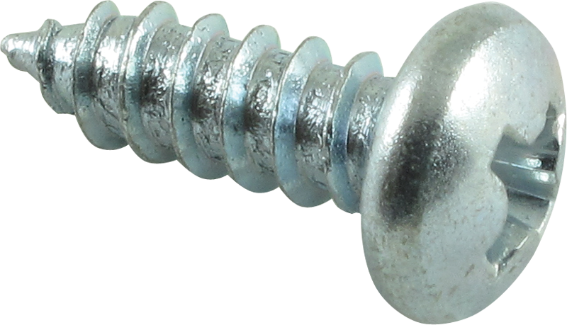 Silver Screw Isolated Background PNG image