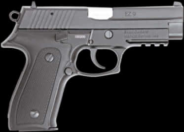 Silver Semi Automatic Pistol E Z9 PNG image