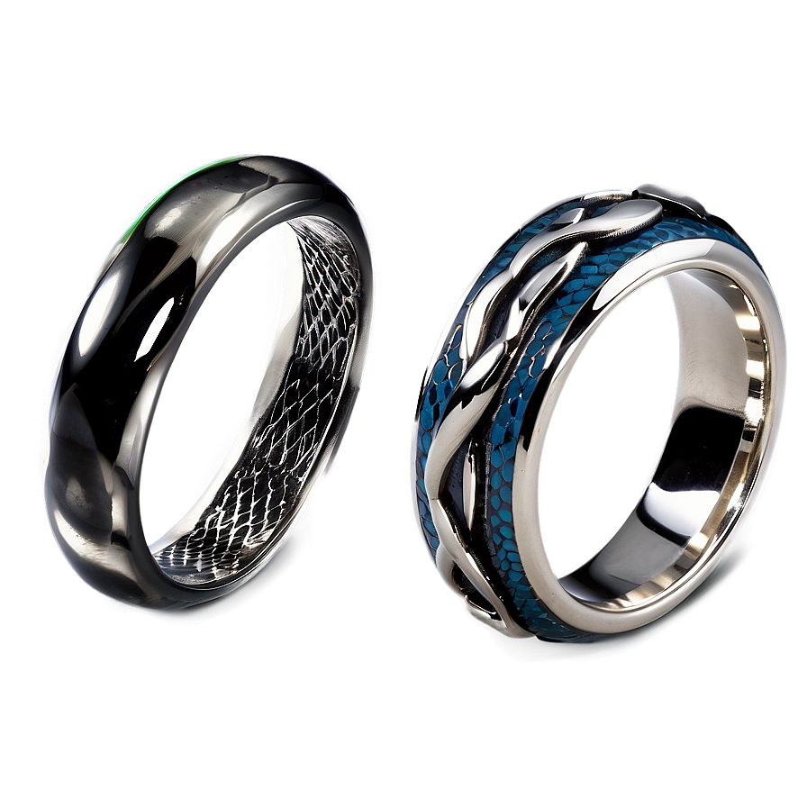 Silver Snake Ring Png 95 PNG image