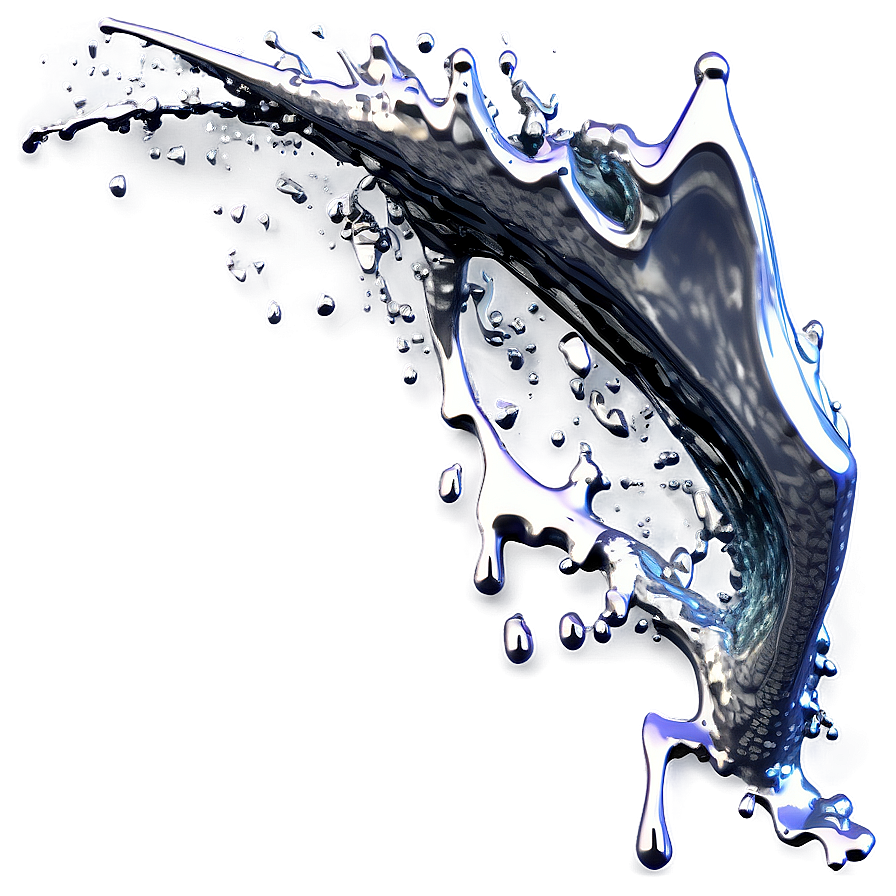 Silver Splash Png Nvo PNG image