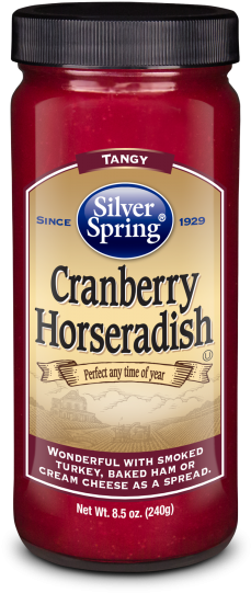 Silver Spring Cranberry Horseradish Jar PNG image