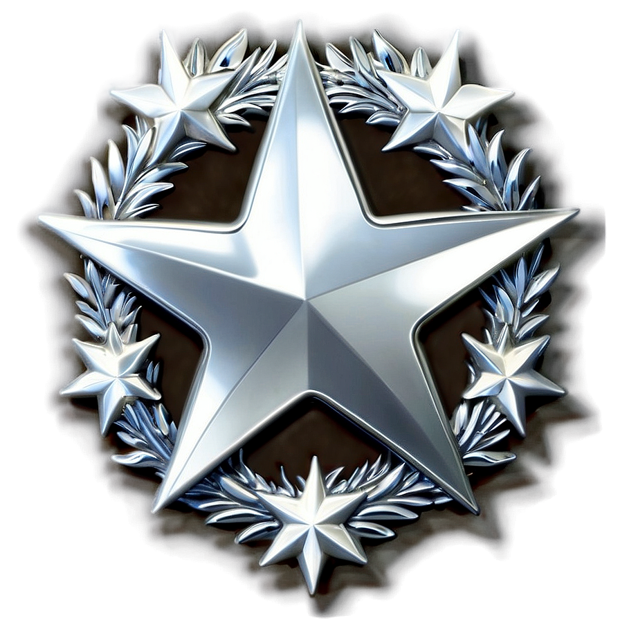 Silver Star Award Png 19 PNG image