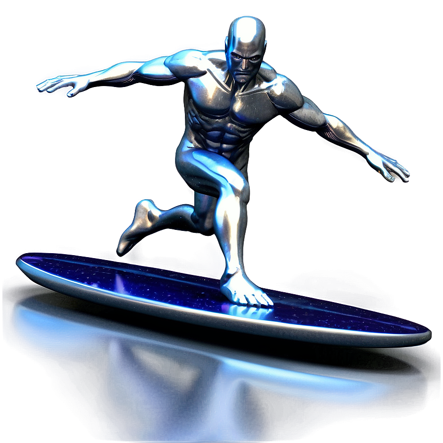 Silver Surfer 3d Model Png 06202024 PNG image