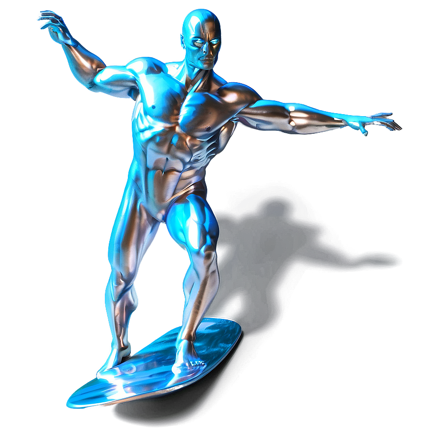 Silver Surfer Action Pose Png Iqb54 PNG image