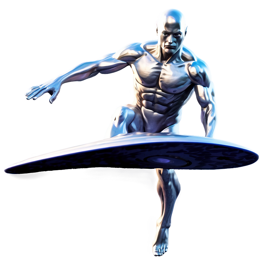 Silver Surfer Cosmic Trail Png 06202024 PNG image