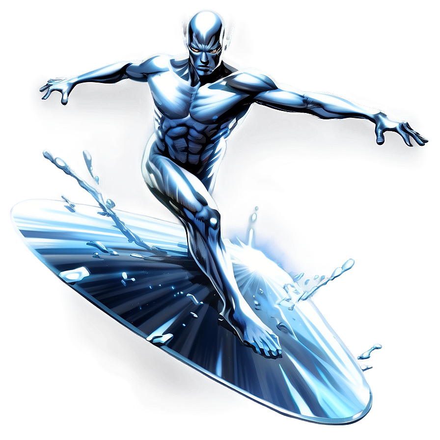 Silver Surfer Epic Encounter Png 06202024 PNG image