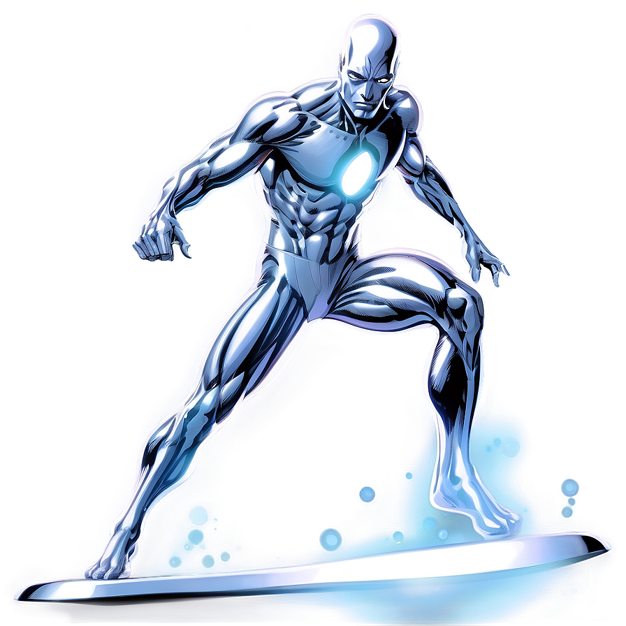 Silver Surfer Marvel Art Png 06202024 PNG image