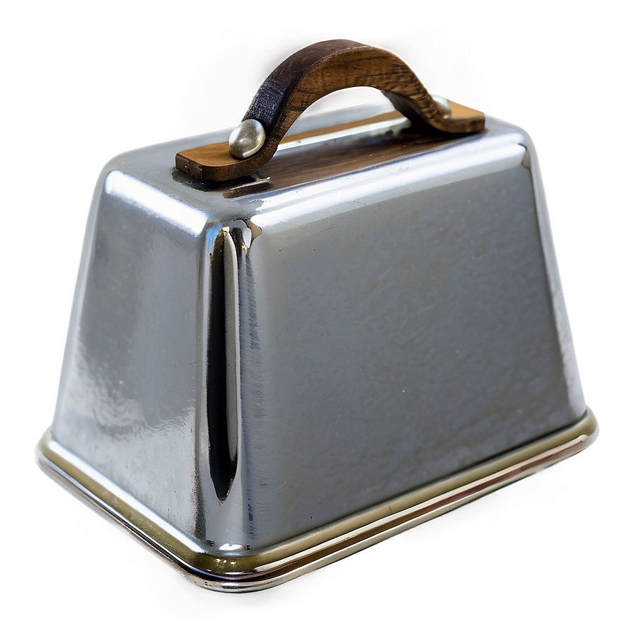 Silver-toned Cowbell Png 06132024 PNG image