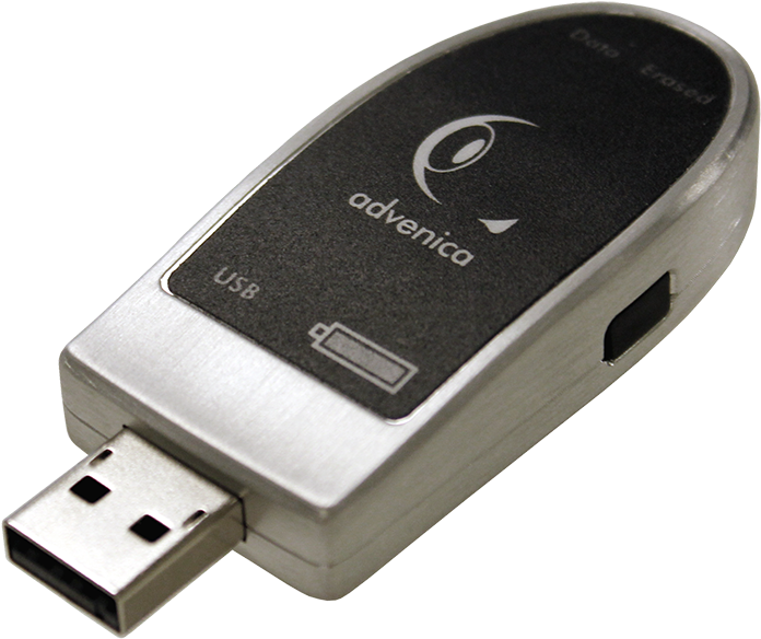 Silver U S B Flash Drive PNG image