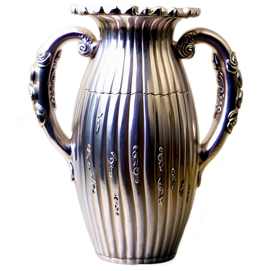 Silver Vase Png 05252024 PNG image