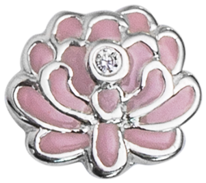 Silverand Pink Chrysanthemum Jewelry PNG image