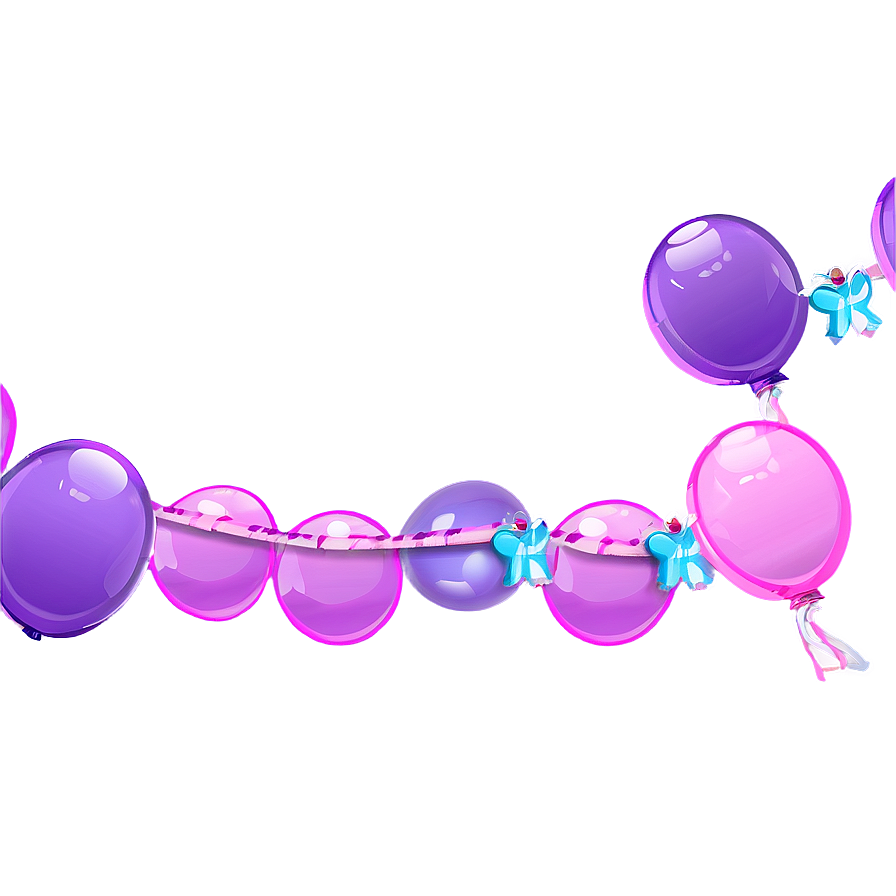 Simple Balloon Garland Instructions Png 06282024 PNG image