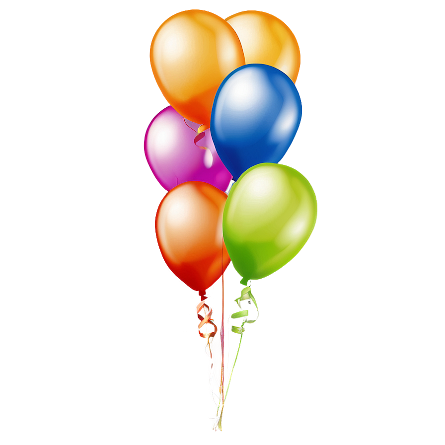 Simple Birthday Balloons Png 06232024 PNG image