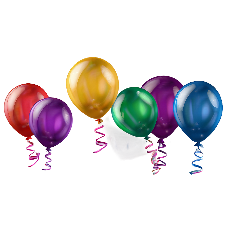 Simple Birthday Balloons Png Rlm PNG image