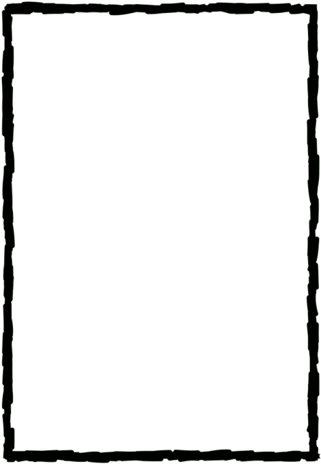 Simple Black Border Template PNG image