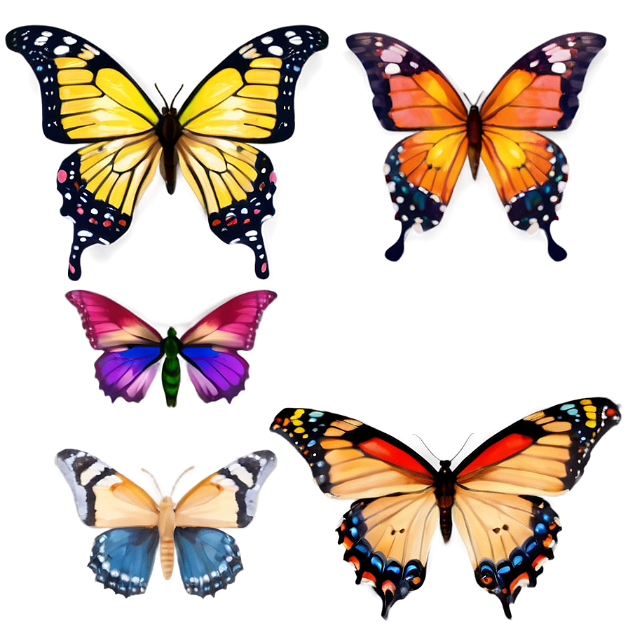 Simple Butterflies Png 36 PNG image