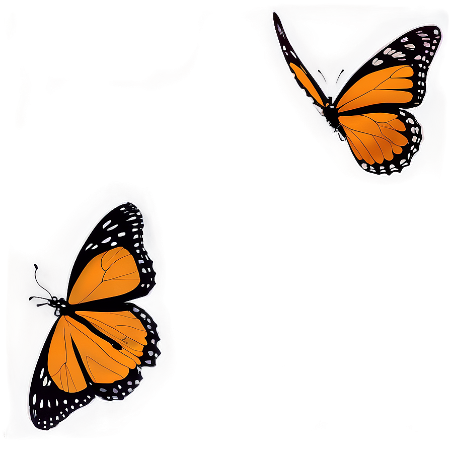 Simple Butterfly Outline Png Ynx27 PNG image