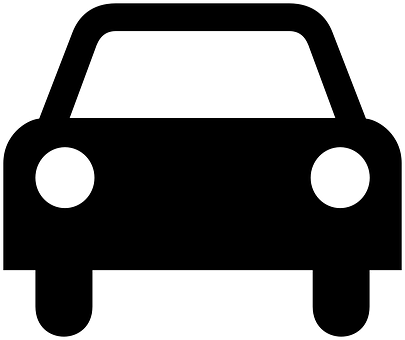 Simple Car Outline Graphic PNG image
