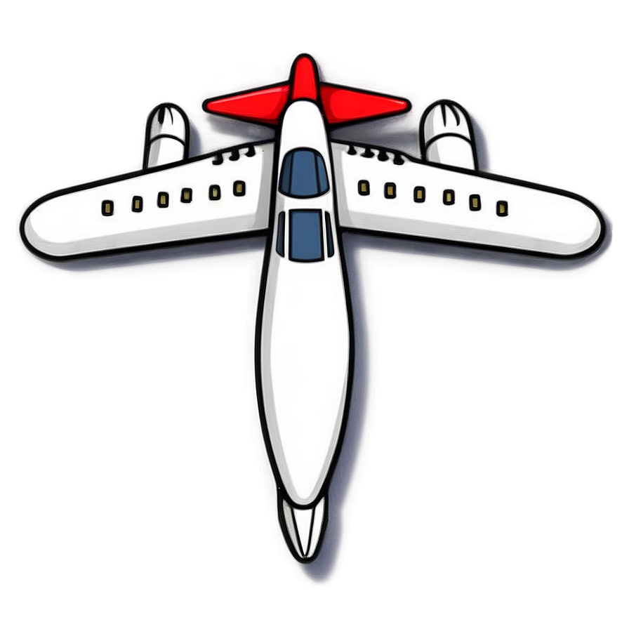 Simple Cartoon Airplane Png Aay PNG image