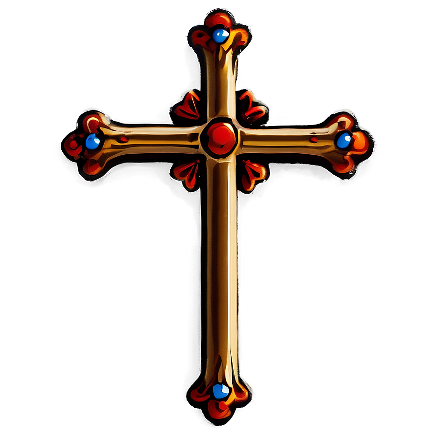 Simple Catholic Cross Picture Png Fvp PNG image