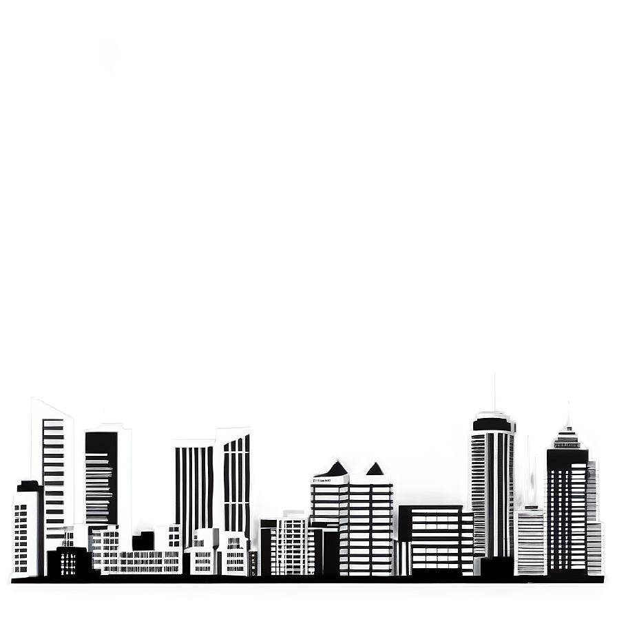 Simple City Skyline Png Nxa78 PNG image