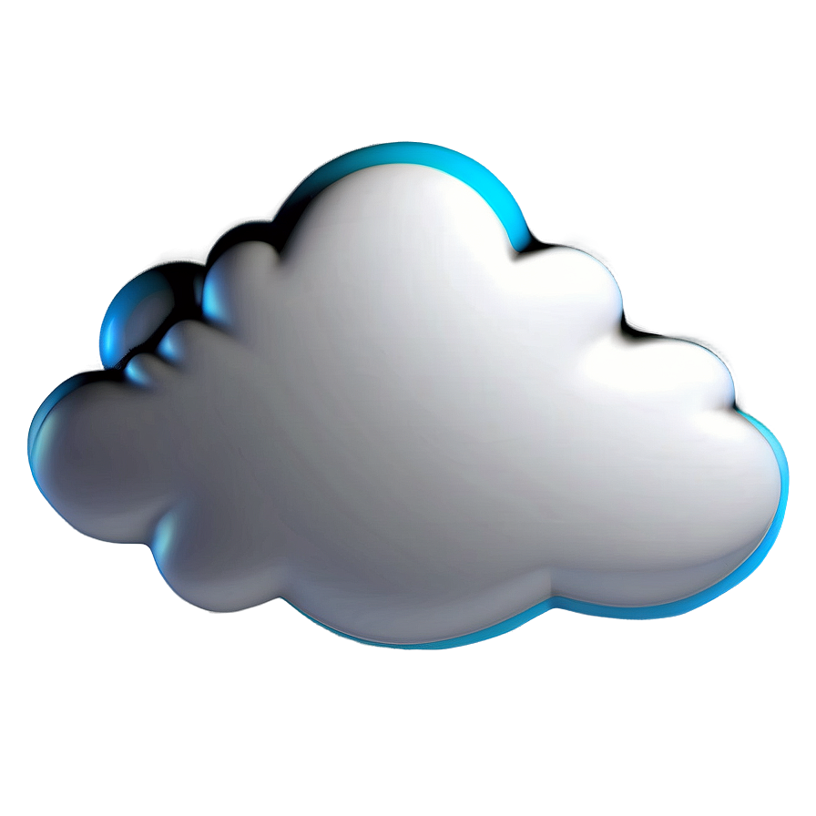 Simple Cloud Cartoon Png 06122024 PNG image